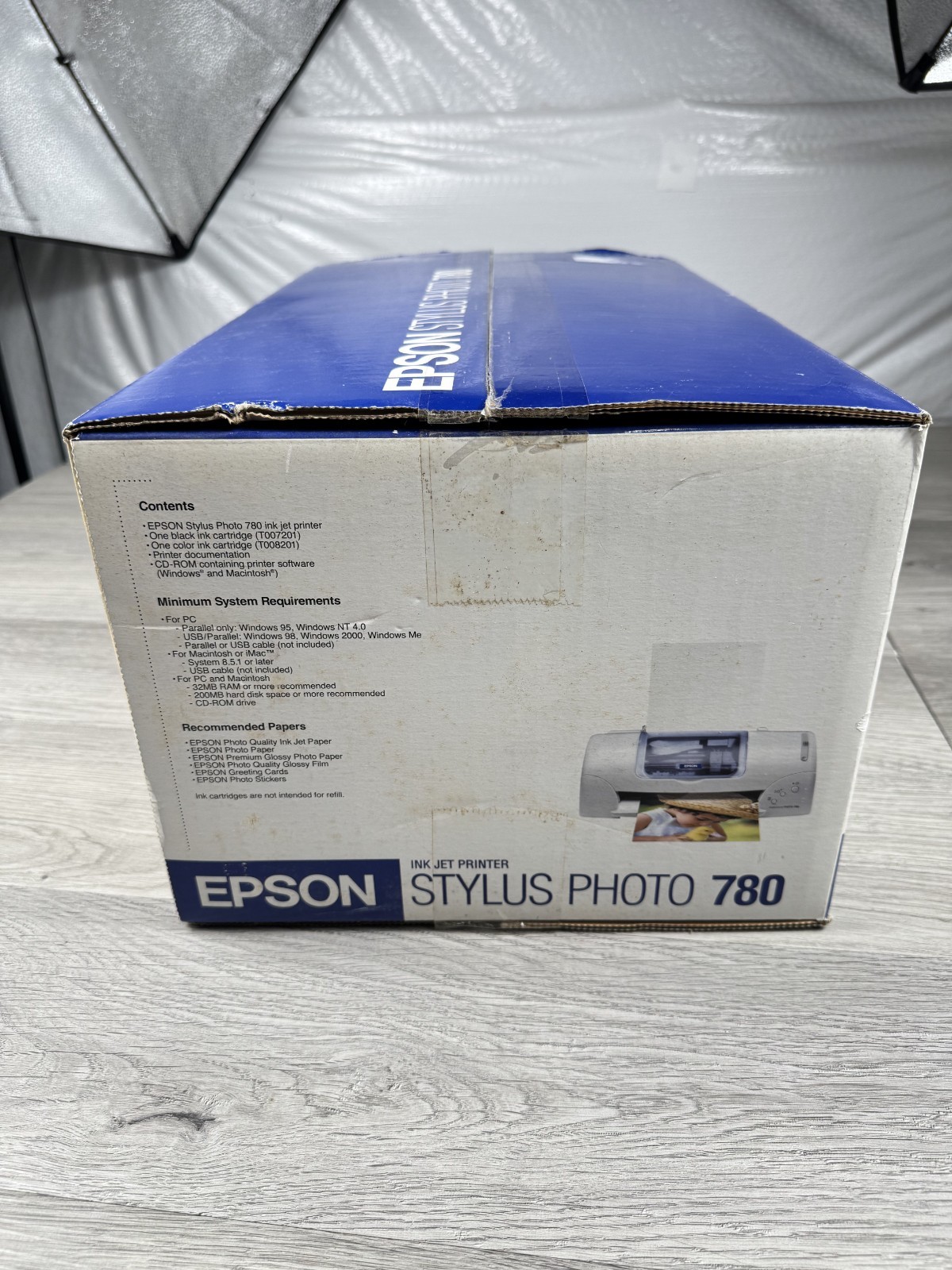 Vintage Epson Stylus Photo 780 Printer Brand Ink Jet New In Box