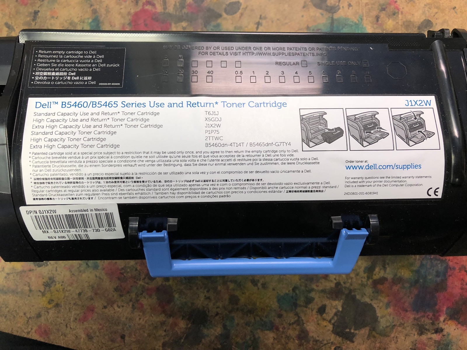 Cartridge World Remanufactured Dell B5460, 4T14T, JNC45, 332-0132(45,000 pages)