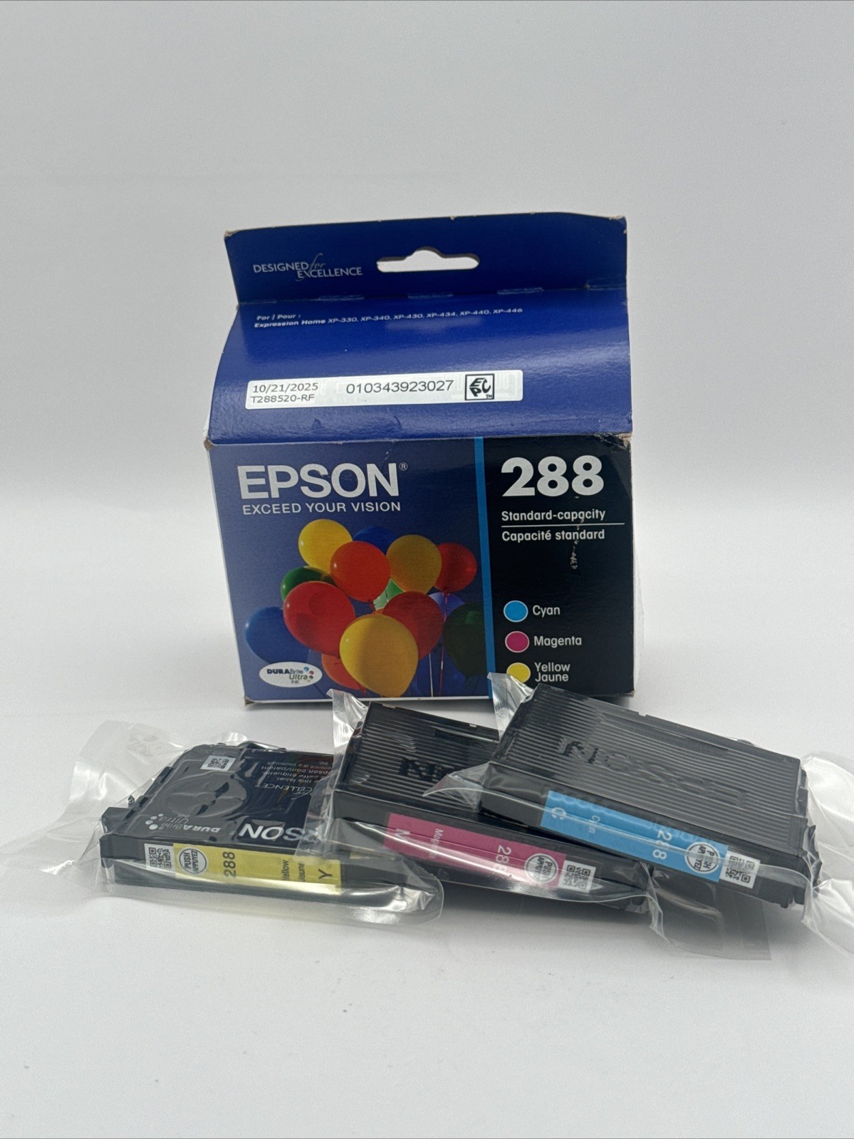 Epson 288 (T288120BCS) Ink Cartridges Exp 08/2028