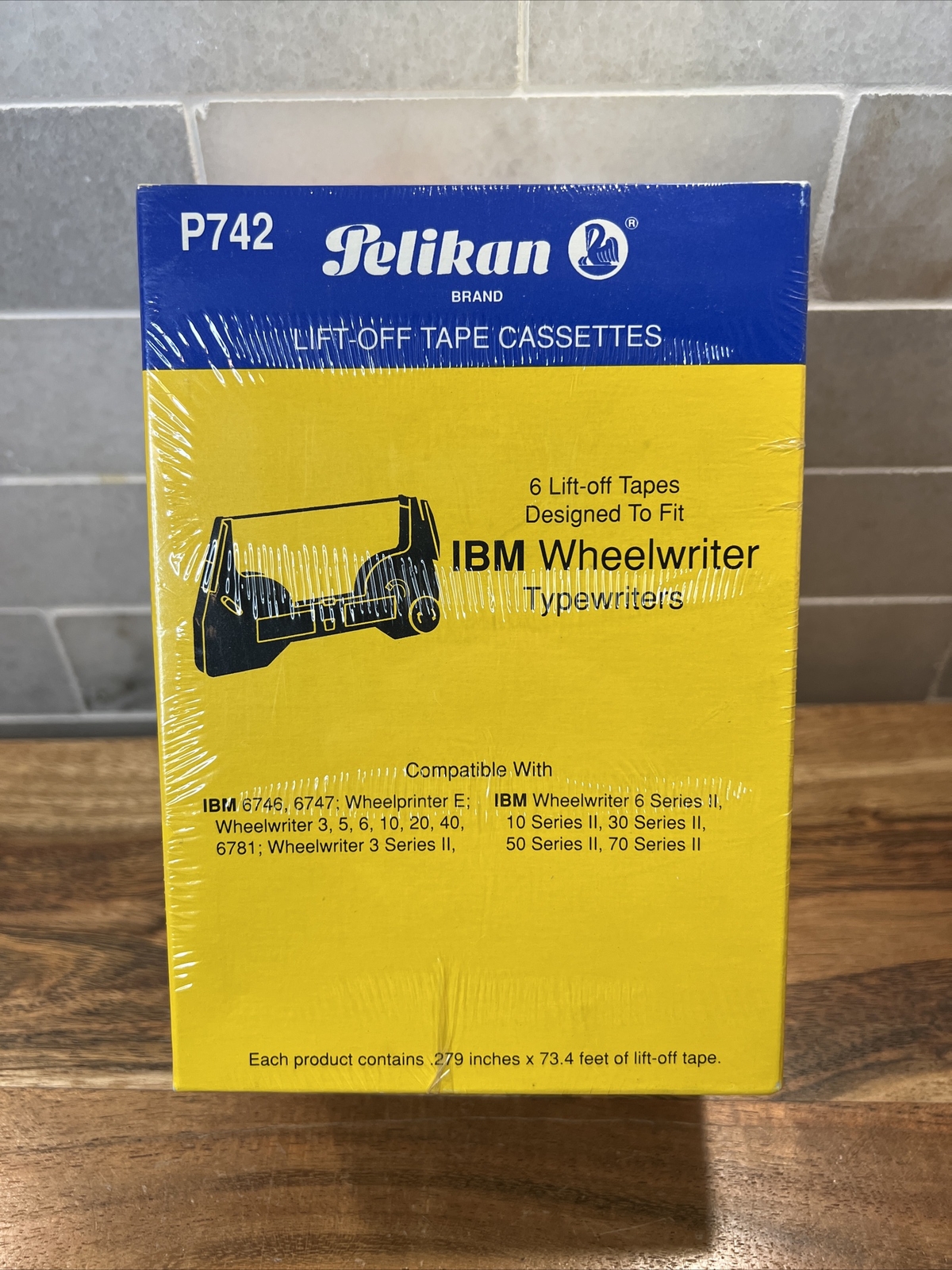 Pelikan 6 Pack Lift Off Tapes For IBM Wheelwriter Typewriters P742 Item# 70774