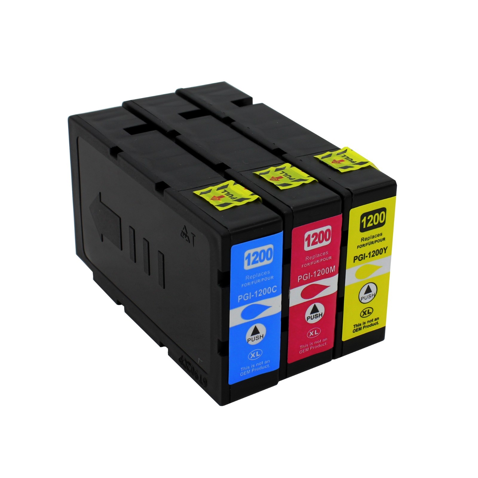 3PK PGI-1200XL 1200XL Color Ink For Canon MAXIFY MB2020 MB2120 MB2320 MB2720
