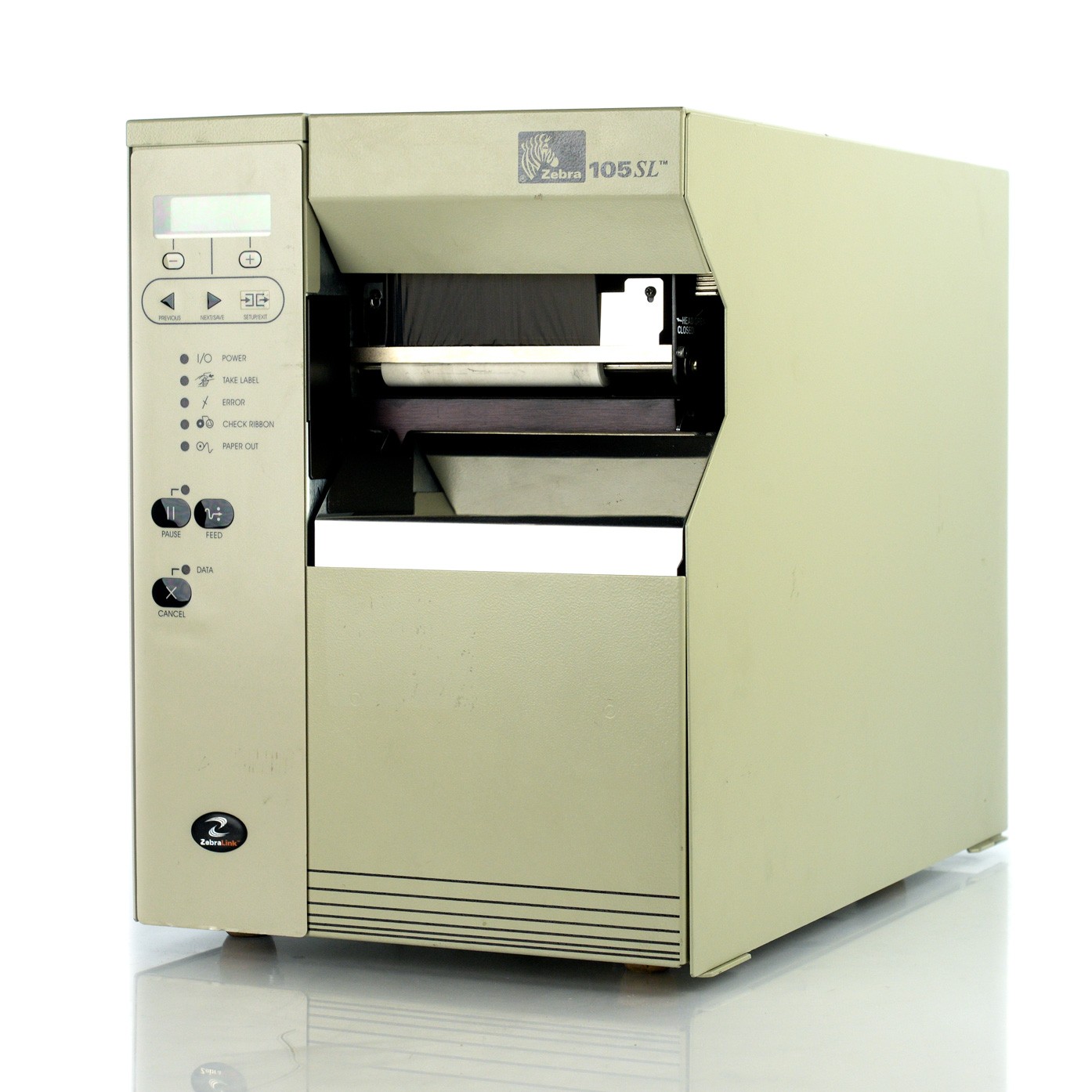 Zebra 105SL 203 DPI Industrial Thermal Barcode Label Printer 10500-2001-3000