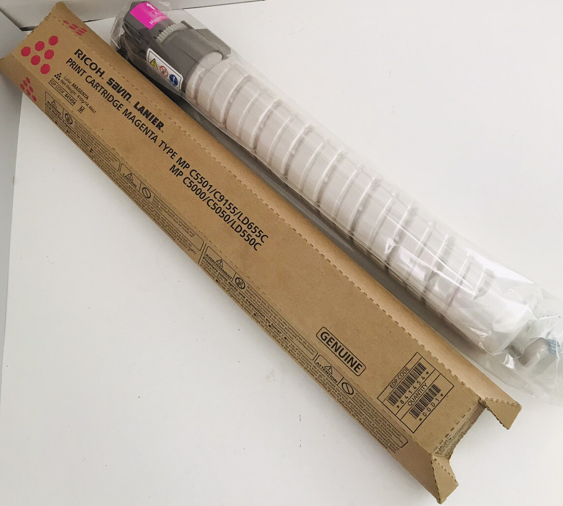 Ricoh Savin Lanier Print Cartridge MAGENTA Type MP C5501/C9155/LD655C 841454