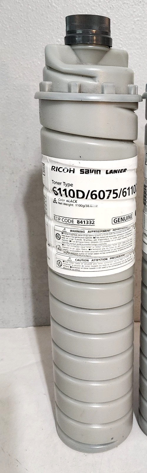 Ricoh Savin Lanier 841332 Black Toner Cartridge Type 6110D Genuine New NO Box