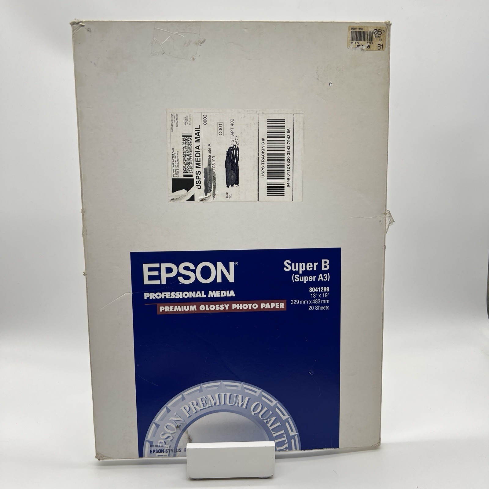 Epson Professional Media Super B 13”x19” S041289 16 SHEETS Glossy Photo Paper