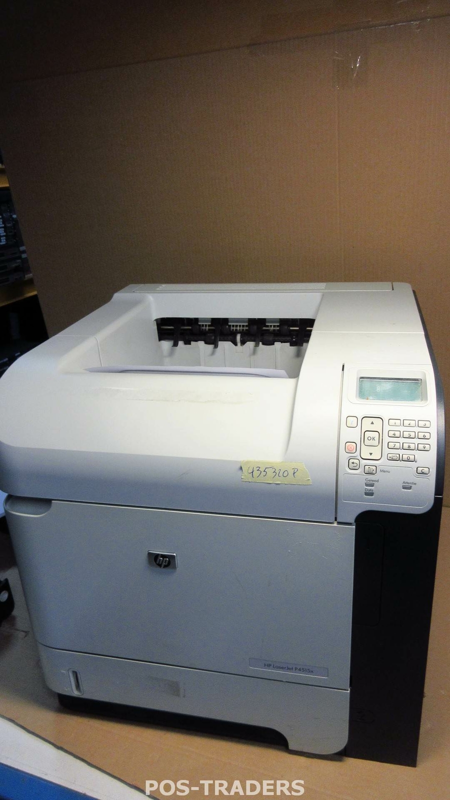 HP P4515x CB516A A4 Mono 60ppm Laser Printer 435320 PRINTS + MISSING SIDE COVER