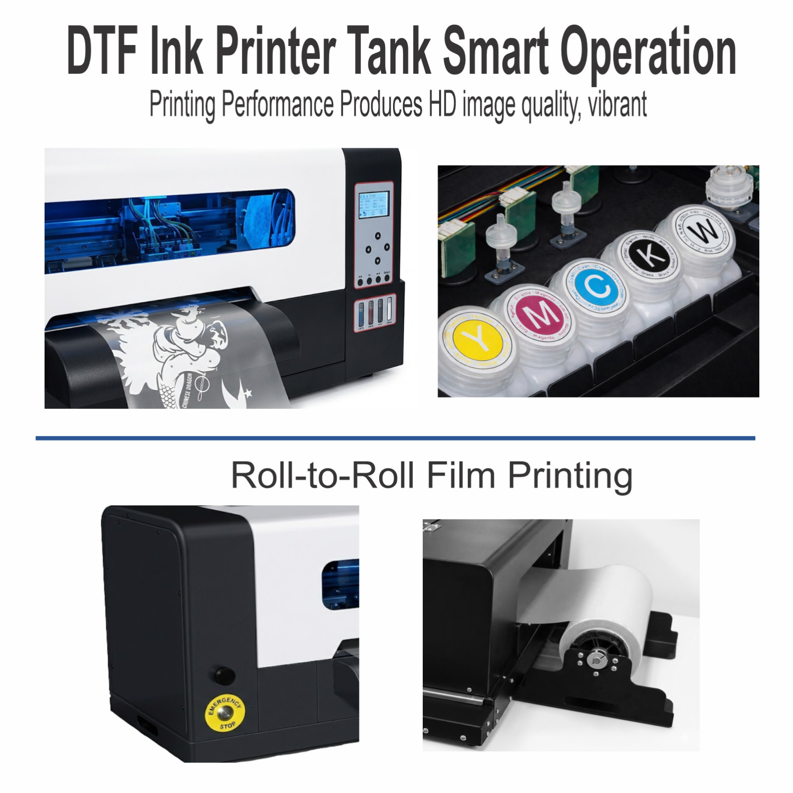 Epson Printer Sublimation ink Kit plus DTF Print T-Shirt Maker Starter Bundle