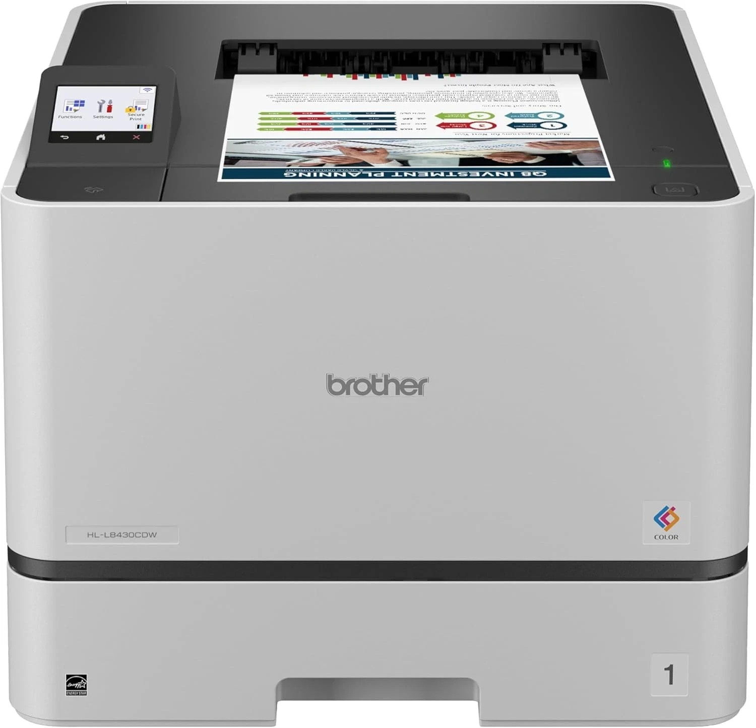 HL-L8430CDW Business Color Laser Printer with Low-Cost Printing and Wireless Net
