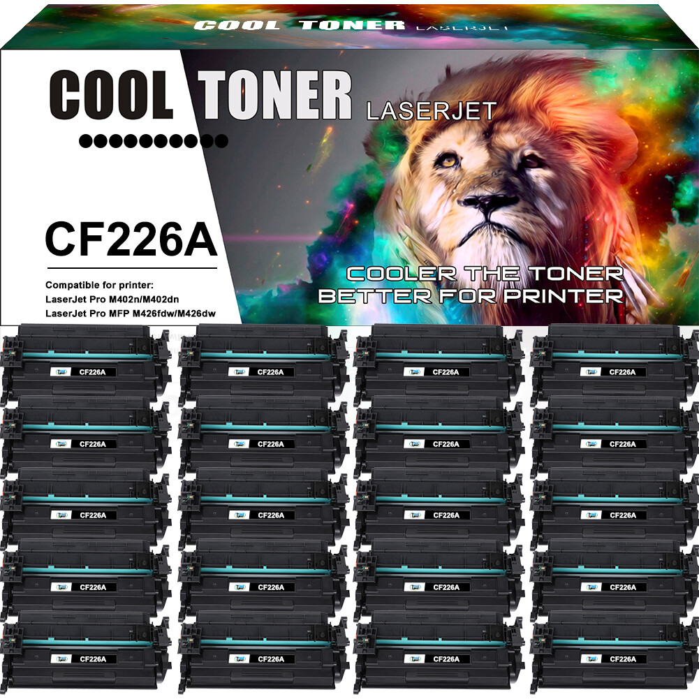 20 CF226A Ink Toner Compatible with HP 26A LaserJet Pro M402dn M426fdw MFP Black
