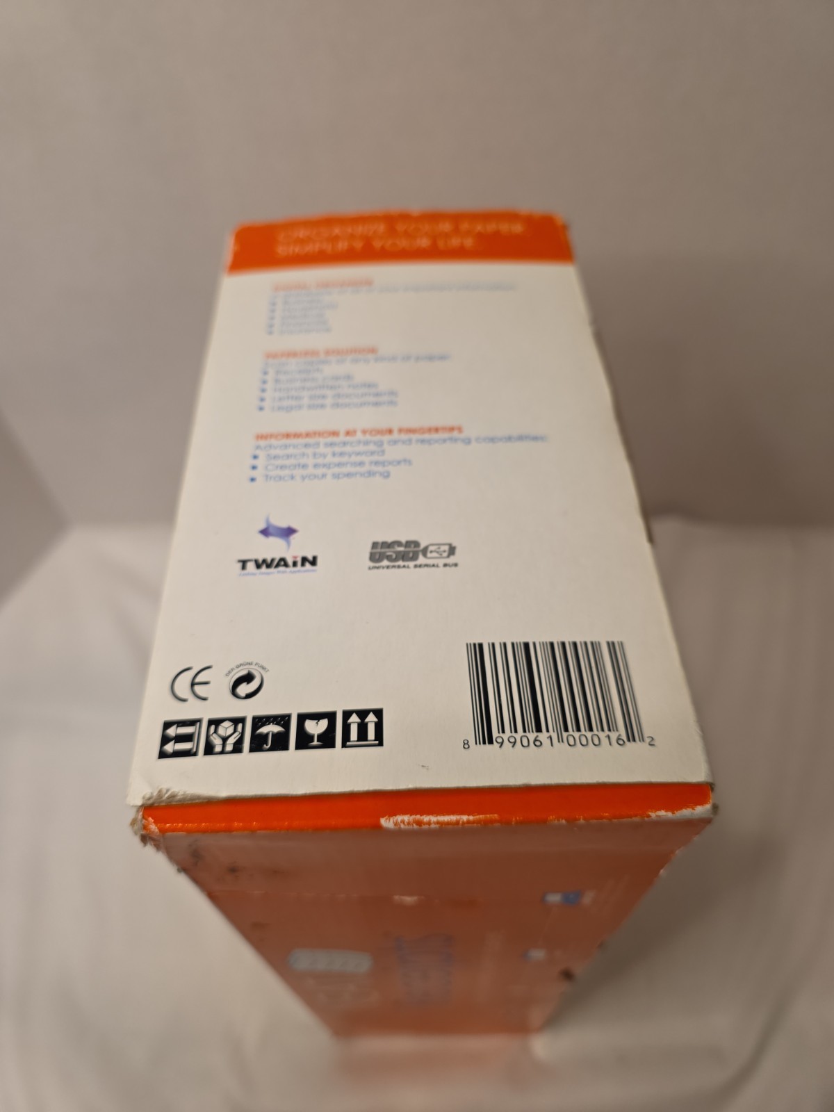 Neat Receipts Mobile Scanner SCSA4601EU Filing System Organizer Open Box Excelle