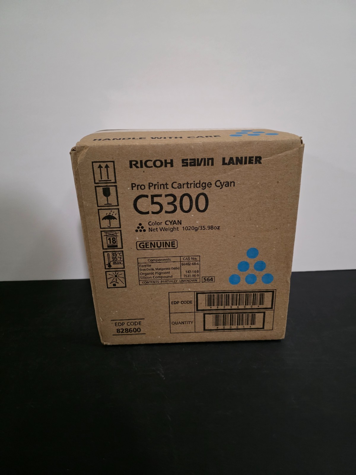 Ricoh Pro C5300 CYAN.OEM TONER 828599 FREE SHIP TARIFF FREE
