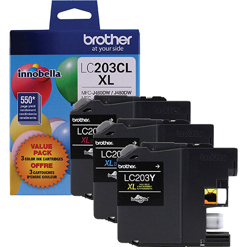 Brother MFC-J5720DW (LC2033PKS) 3/Pack Ink High Yield (3×550 Yield) – Color Only