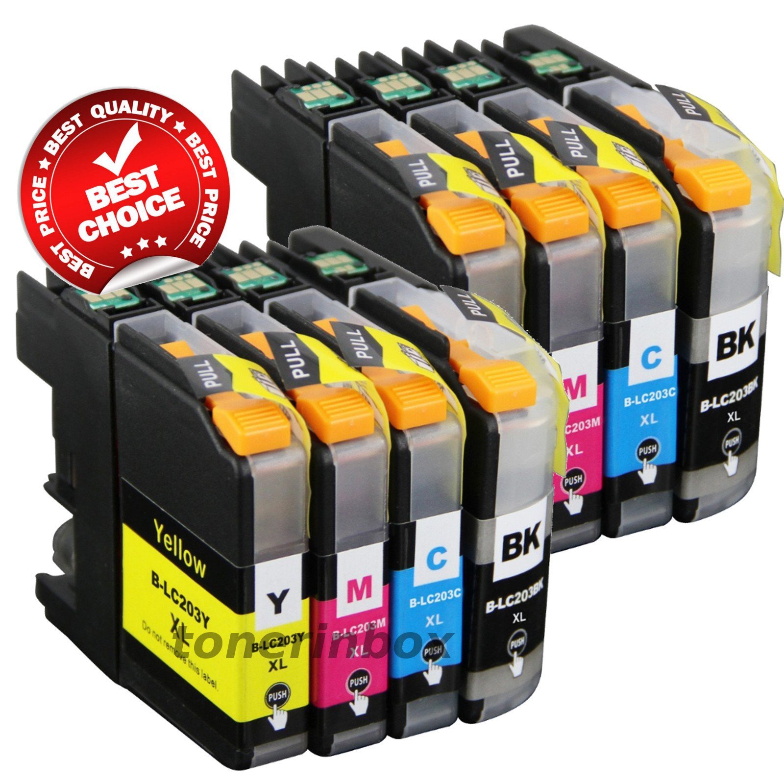 8pk LC203 LC-203 XL Ink Cartridge For Brother MFC-J680DW MFC-J880DW MFC-J885DW