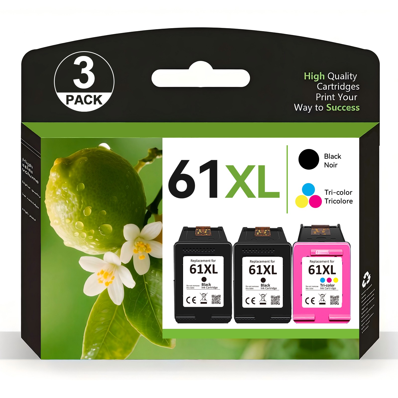 For HP 61XL 61-XL Ink Cartridges for HP ENVY 4500 4501 4502 4504 5530 5531 5535