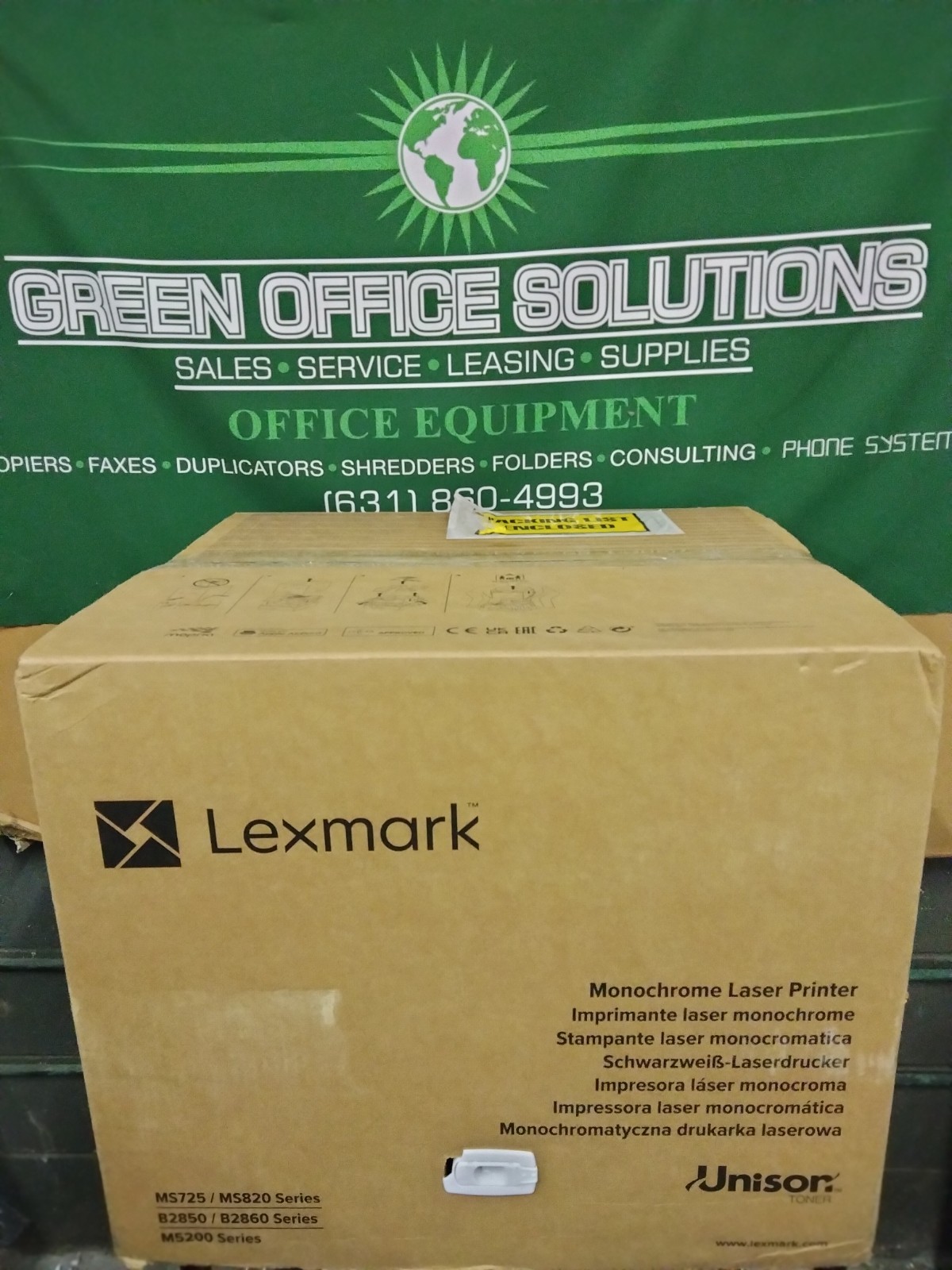 Lexmark M5255 Monochrome Laser Printer Duplex 55ppm 50G0720