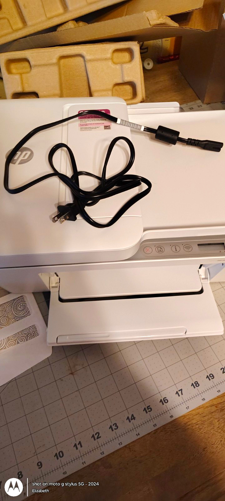 HP DeskJet 4258e All-in-One Color Inkjet Printer Wireless USB 1200dpi 8.5ppm