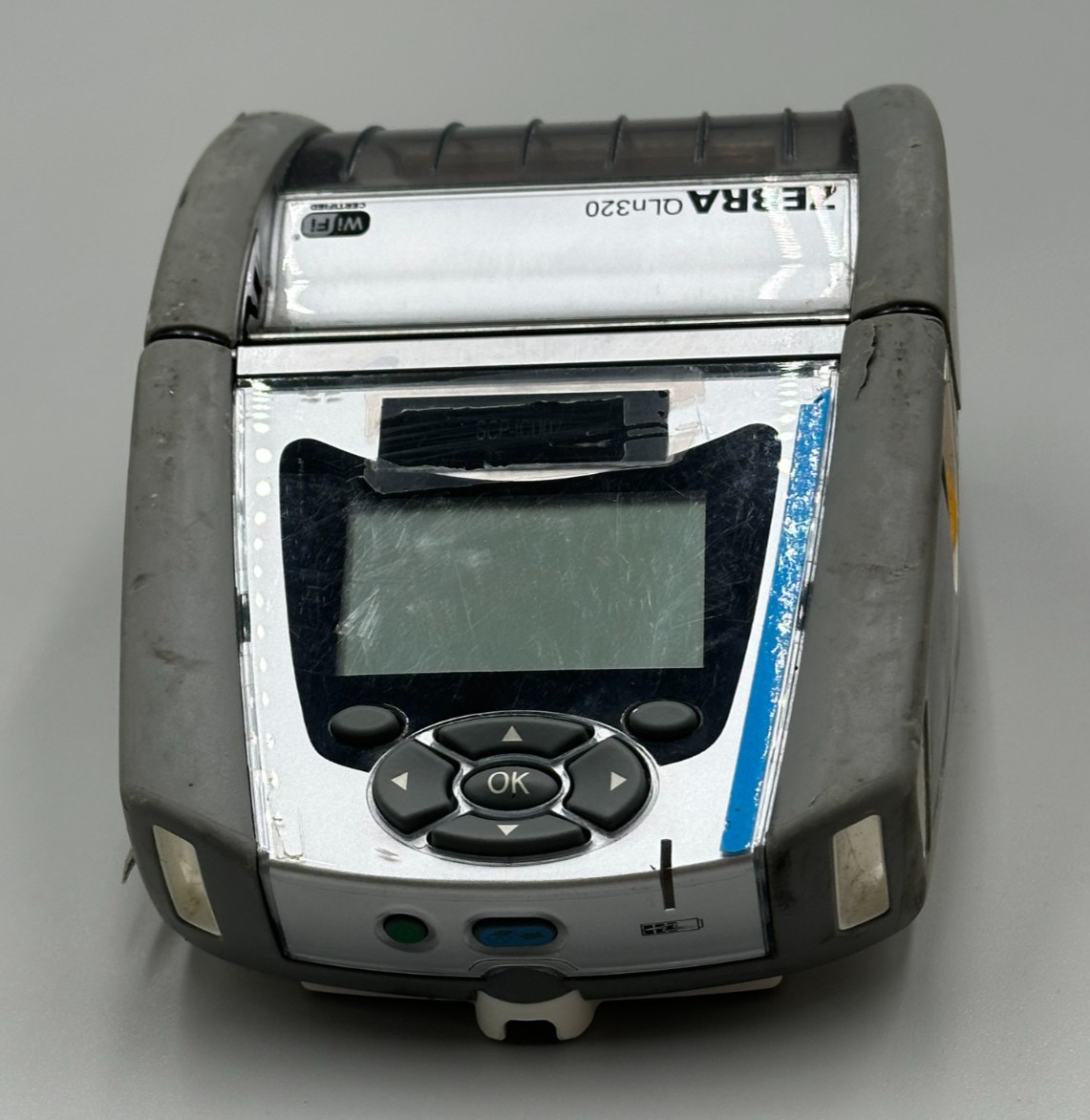 Zebra QLn320 Mobile Barcode Thermal Printer ONLY Wi-Fi USB Bluetooth Gray Fair