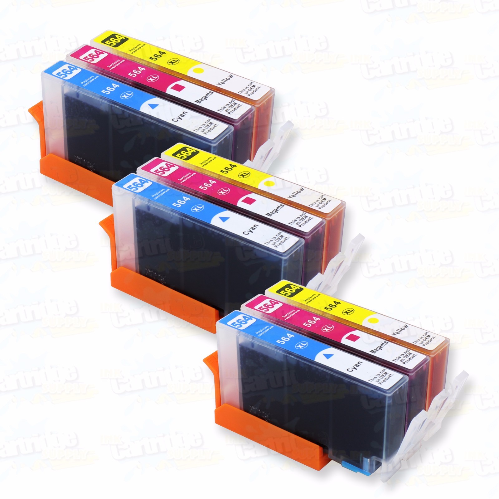 9 PK 564XL Color Ink For HP PhotoSmart 5510 5520 6520 7510 7520 5512 C309 B209