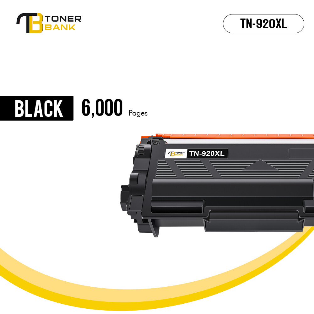 2x TN920 Toner Compatible With Brother TN920XL HL-L6310DW HL-L5215DW MFC-L5915DW