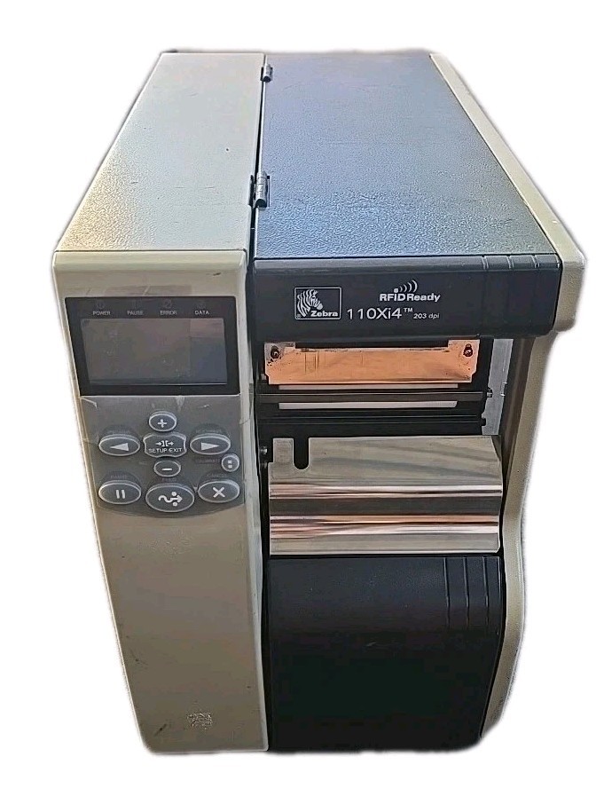 Zebra 110Xi4 Thermal Label Barcode Printer USB Ethernet 113-801-00000 203dpi