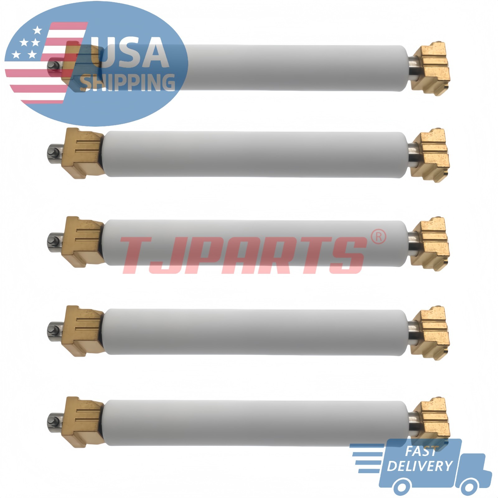 5Piece 79815M Feed Platen Roller Kit Maintenance for Zebra ZT410 ZT411 ZM400 USA