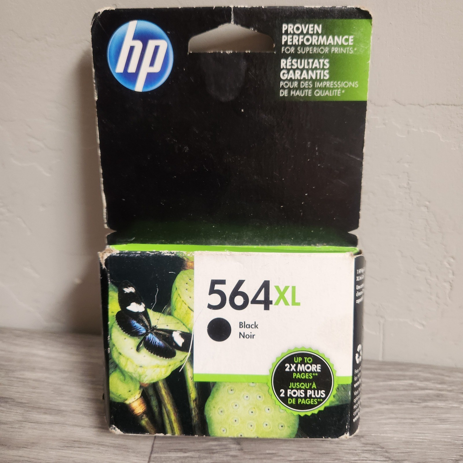 HP 564XL Black Ink Cartridge High Capacity CN684WN Genuine New Box 2017