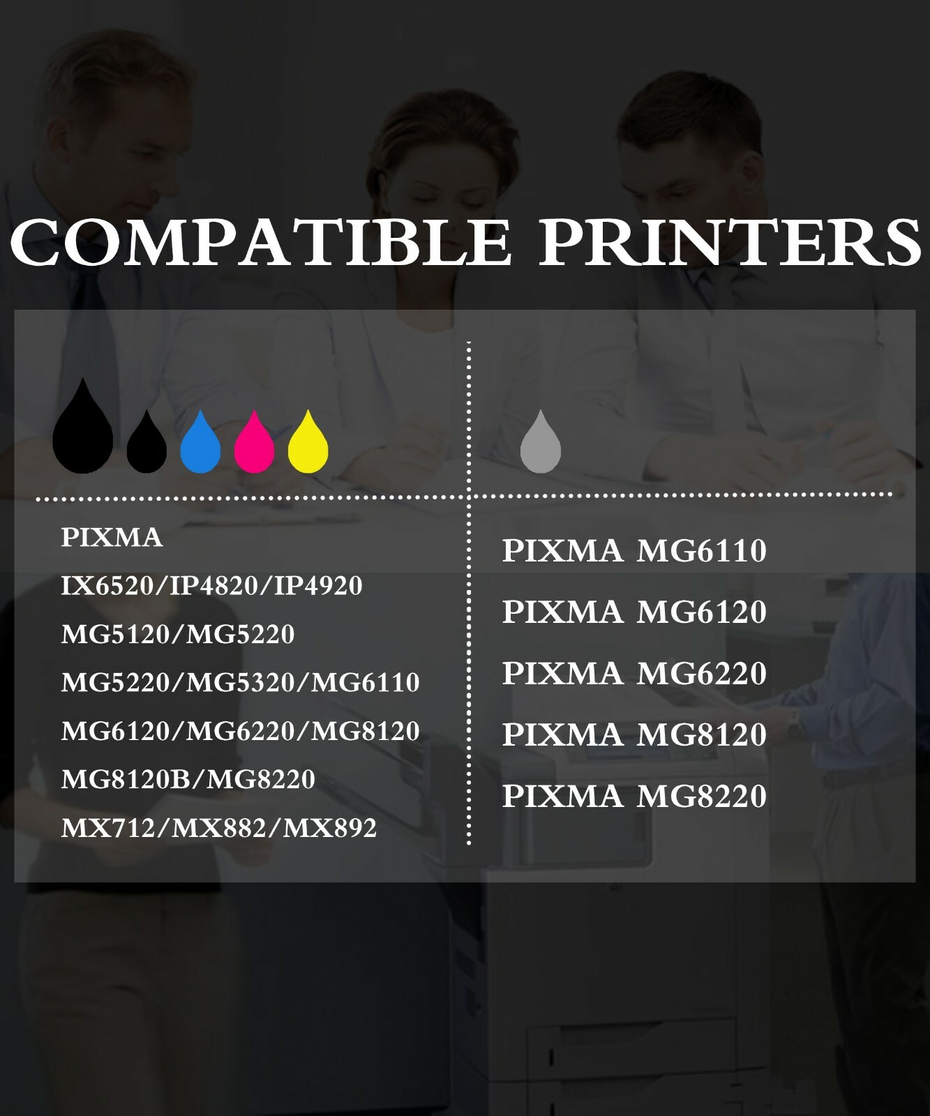 13 PK PGI225 CLI226 Ink Cartridge for Canon PIXMA MG6110 MG6120 MG8120