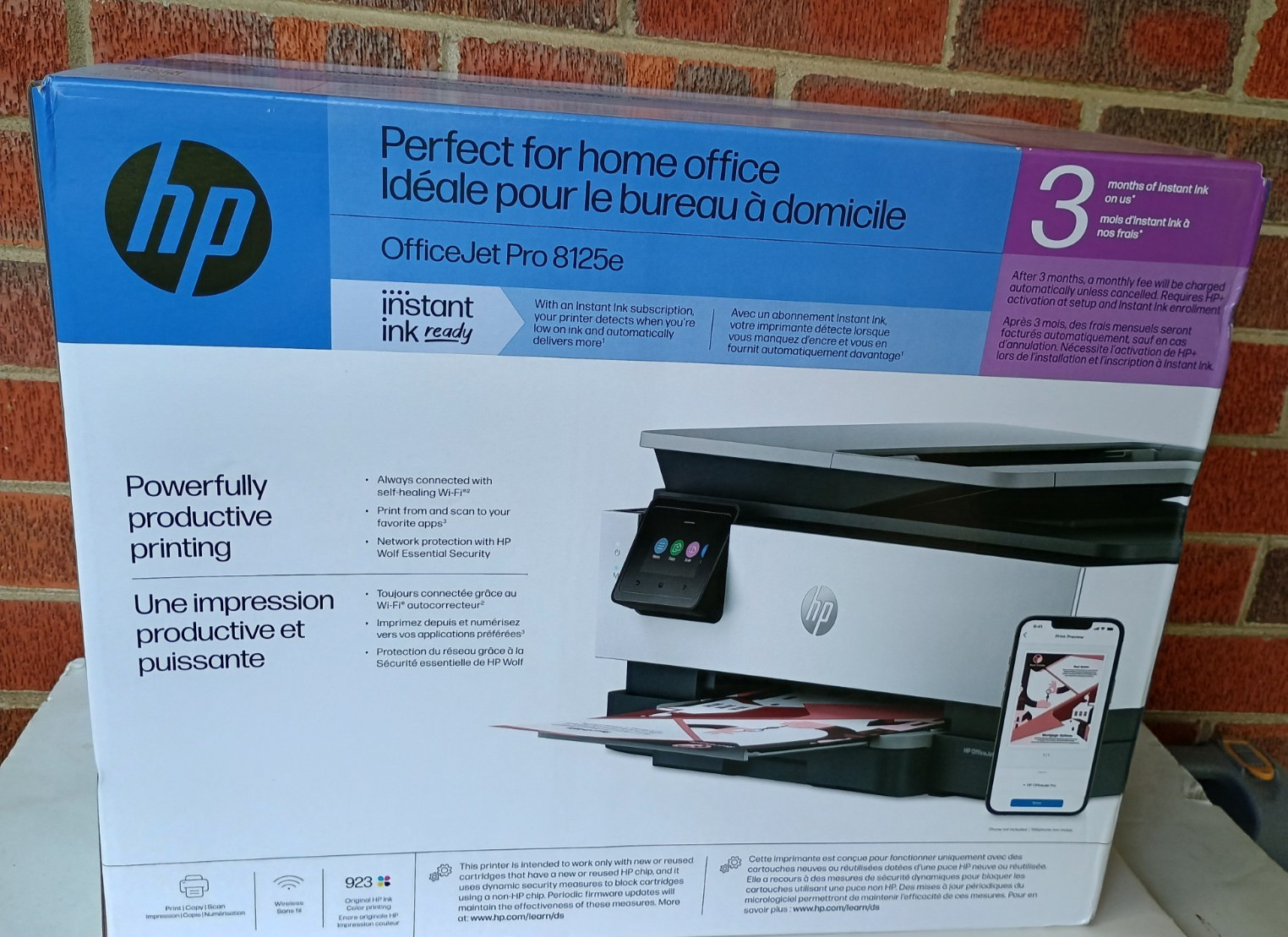 HP OfficeJet Pro 8125e All-in-One Printer Wireless Print Copy Scan Inkjet New