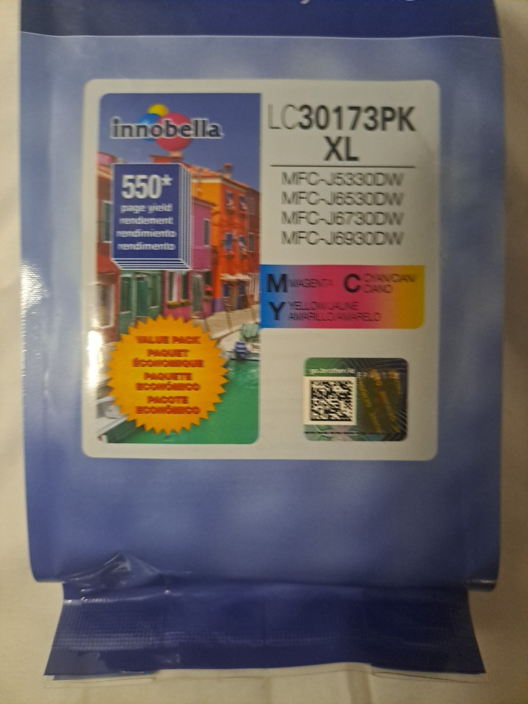 Brother LC30173PK XL Multi-Color Ink Cartridges Pack