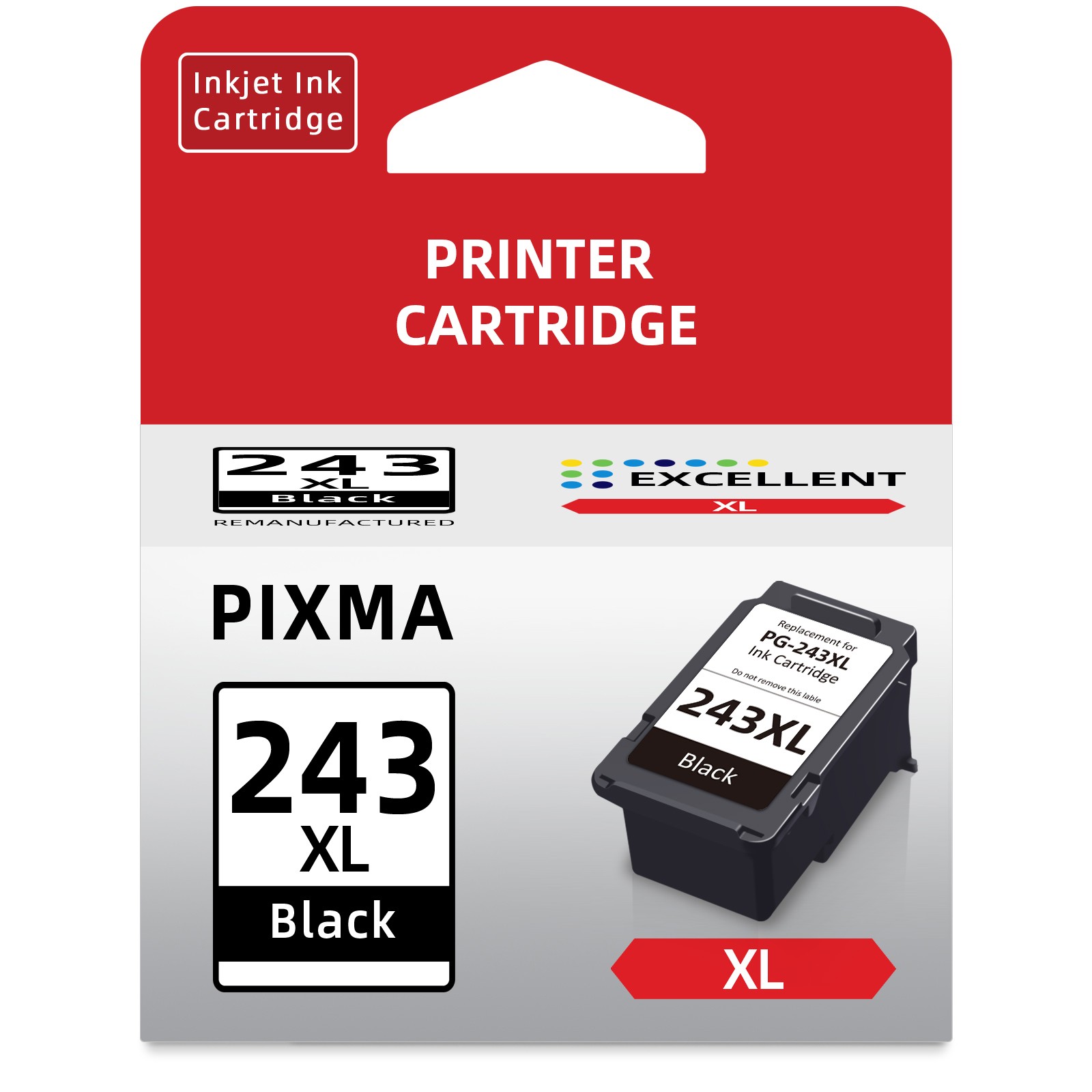 High Yield PG-243XL CL-244XL Ink Cartridge for Canon 243 244 PIXMA MG2520 MG3020