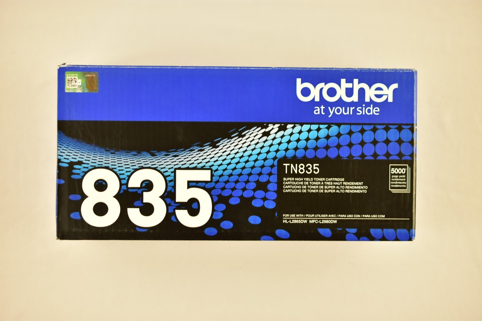 Genuine Brother TN835 Super High Yield Black Toner Cartridge