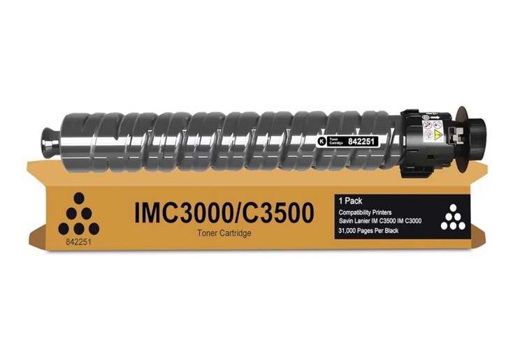 Black Toner Cartridge for IM C3000/CM3500