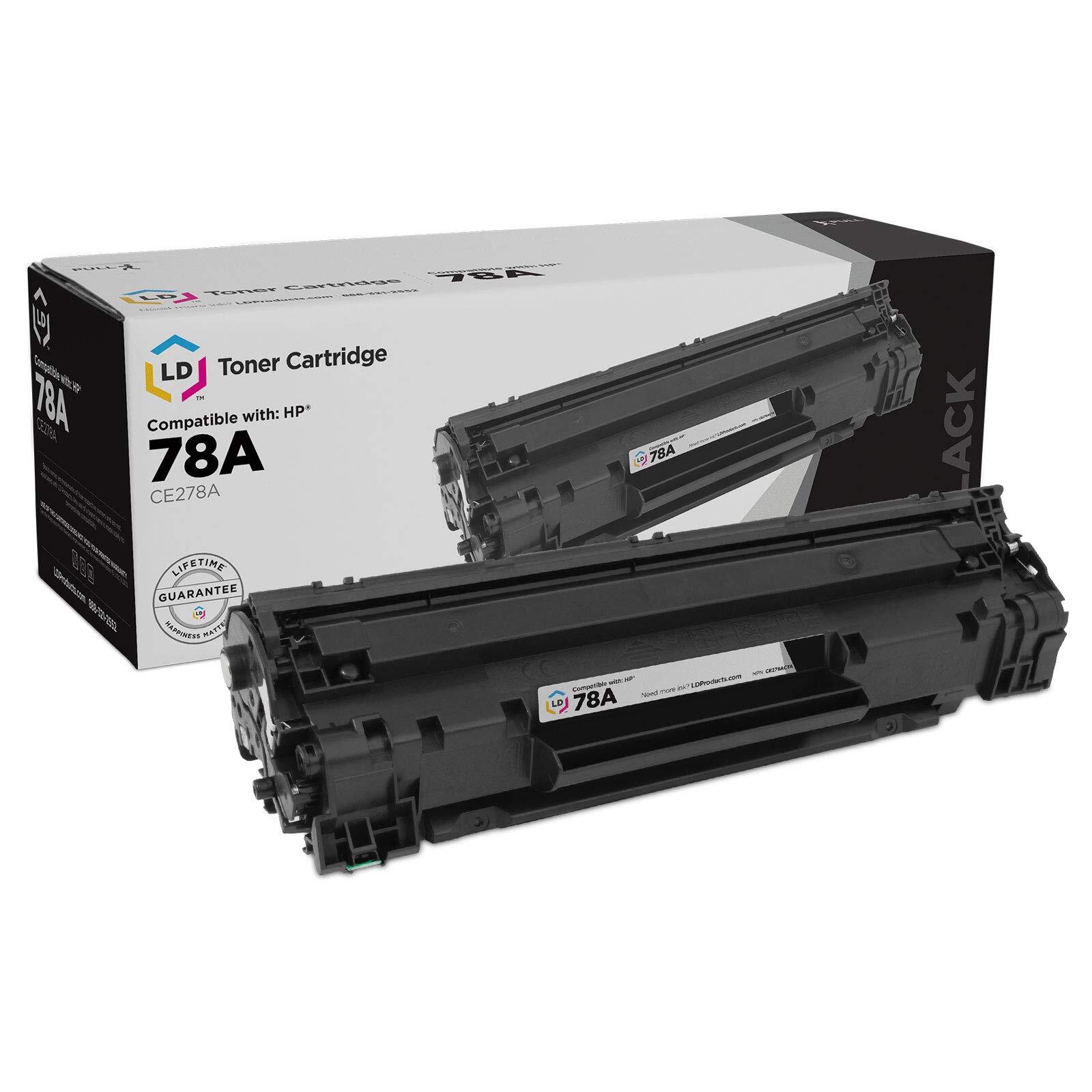 LD Comp Replacement for HP CE278A 78A Black P1566 Pro M1536dnf P1606dn