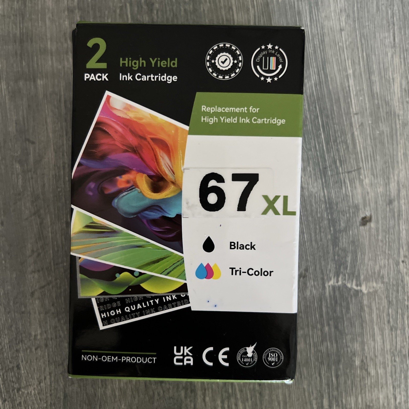 67XL High Yield Ink Cartridges – Black/Tri-Color