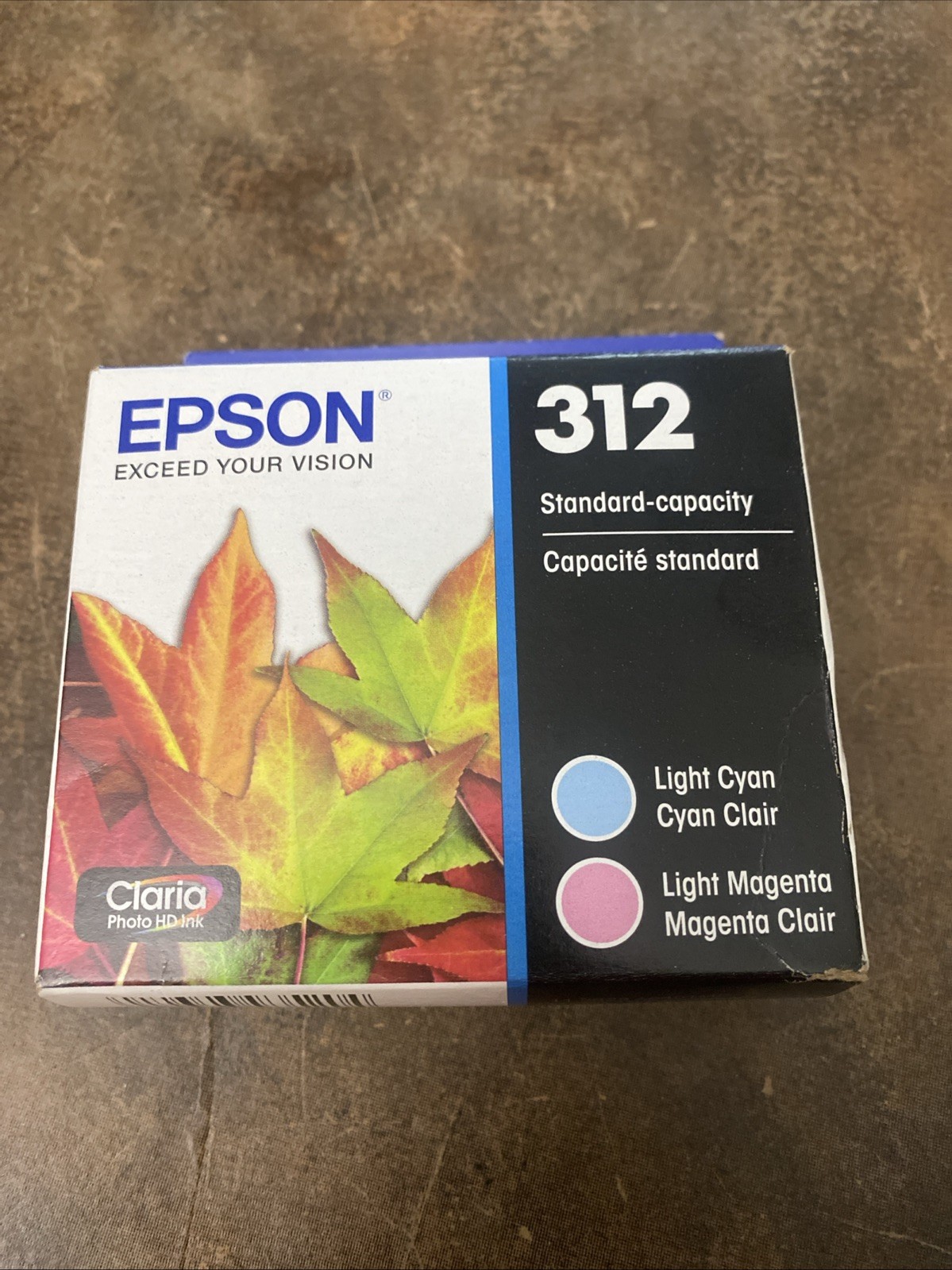 Epson 312 Light Cyan & Light Magenta 2 Pack Of Ink Cartridge Date: 11/2028