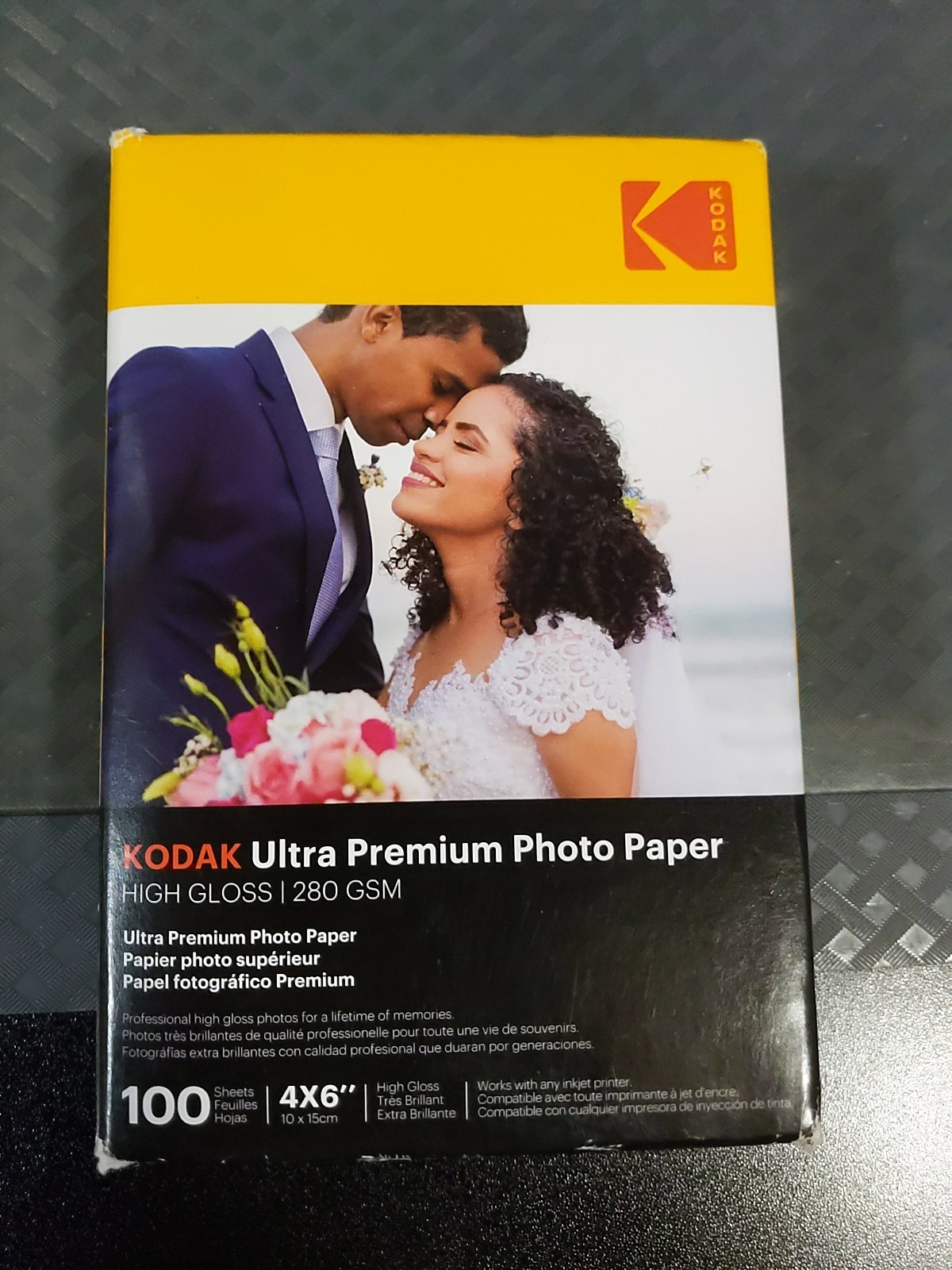 Kodak photo paper 4 x 6 glossy, 100 count 104 lb – 280 g/m (41178-9891178) #69