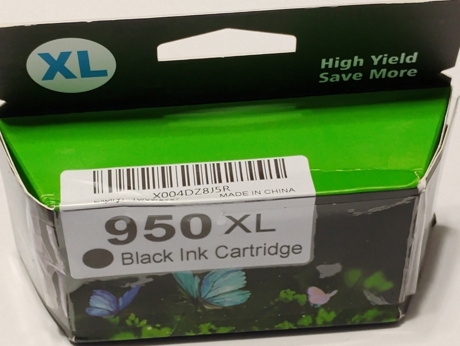 NEW 950 XL Ink Cartridge Black High Yield Exp. 10/2027