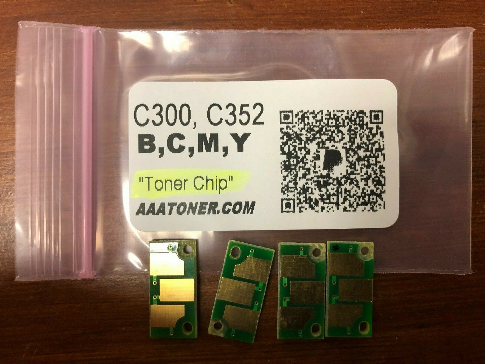 4 x Toner Reset Chip Refill for Konica Minolta Bizhub C300, C352 (TN312)