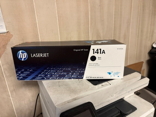 HP 141A W1410A Black New OEM M110 M139 M140. SEALED GOOD BOX. SHIPS FREE