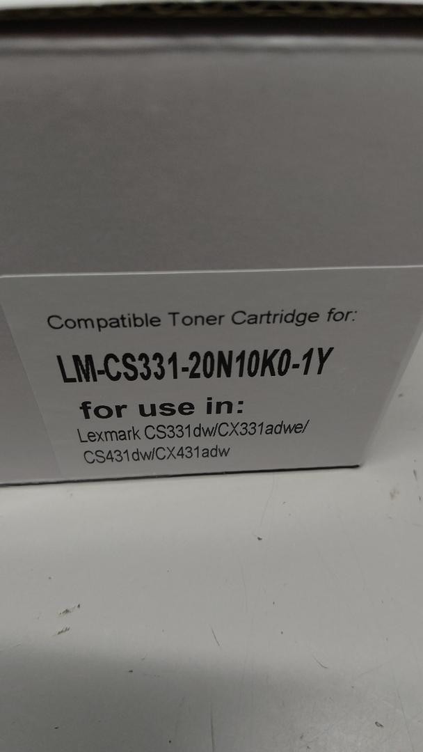 CS331 CX331 Toner Cartridge (with Chip) Replacement for Lexmark 20N10 20N10K0 20