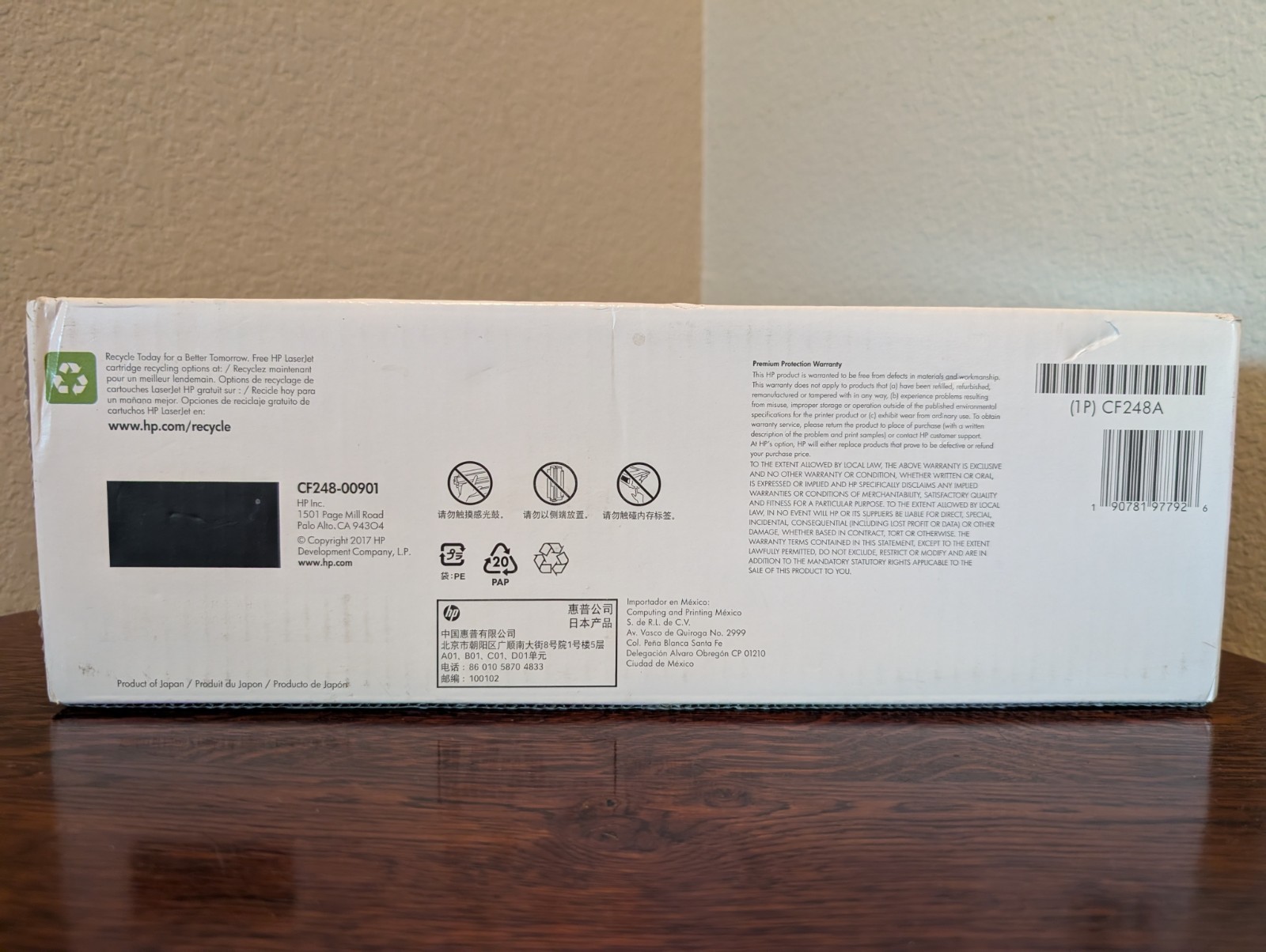 NEW SEALES HP 48A Black Original LaserJet Toner Cartridge, CF248A