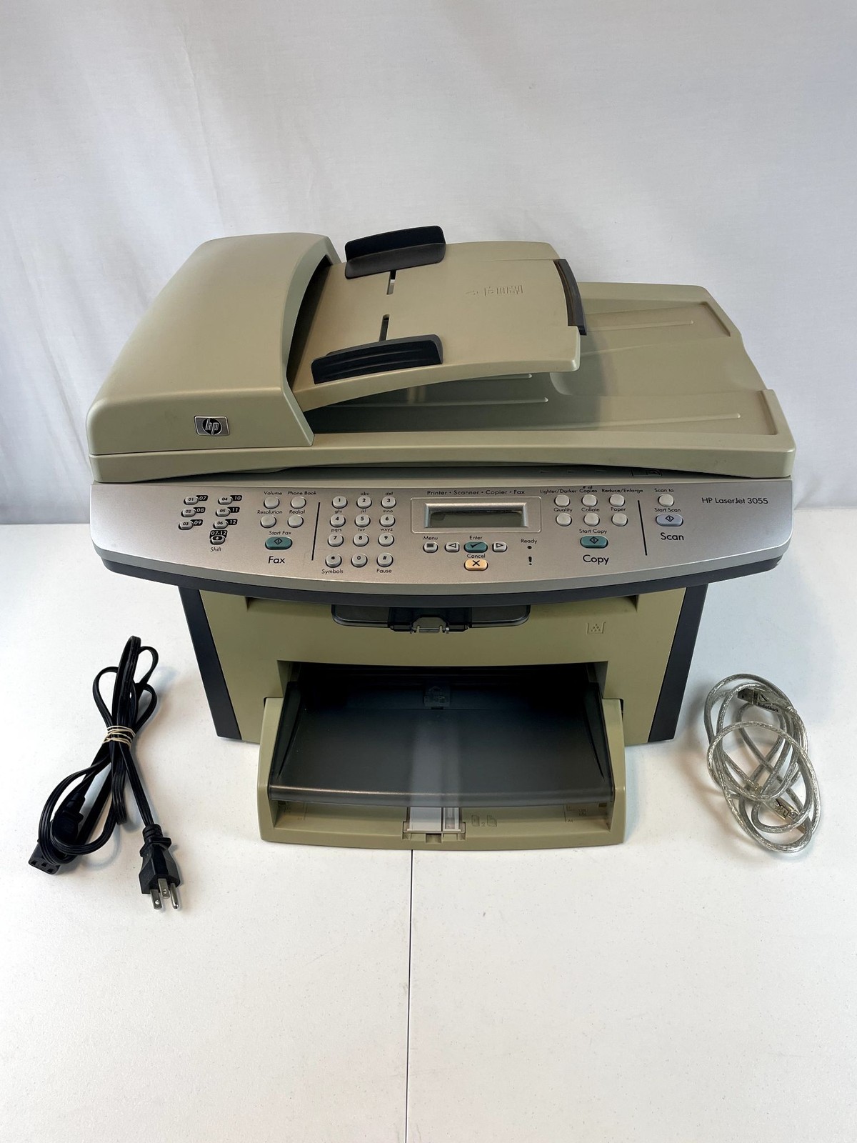 HP LaserJet 3055 Printer Scanner Copier Fax All in One Monochrome USB Ethernet