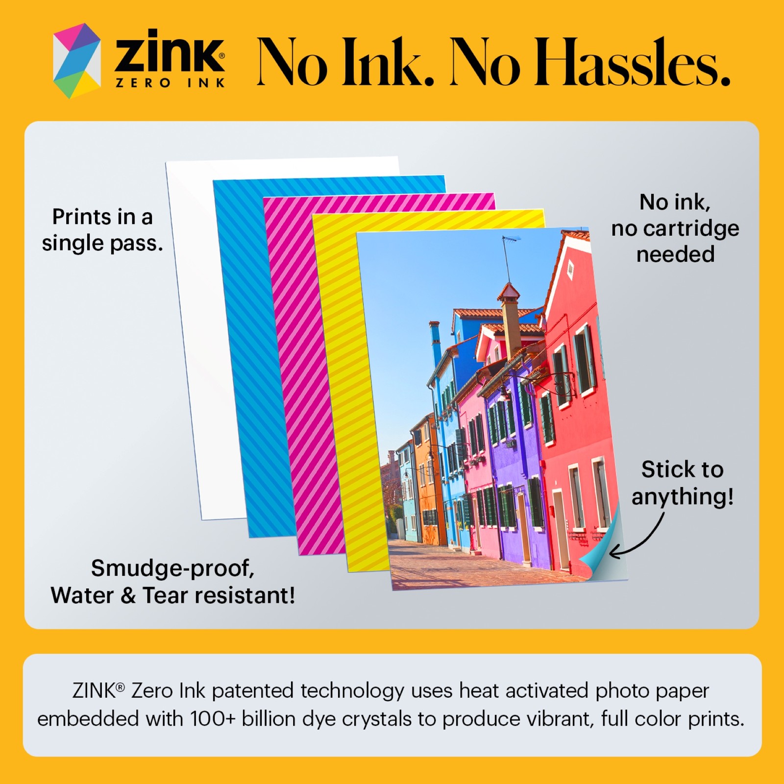 Kodak Step Mobile Instant Photo Printer, Portable Zink 2×3 Mini Printer, White