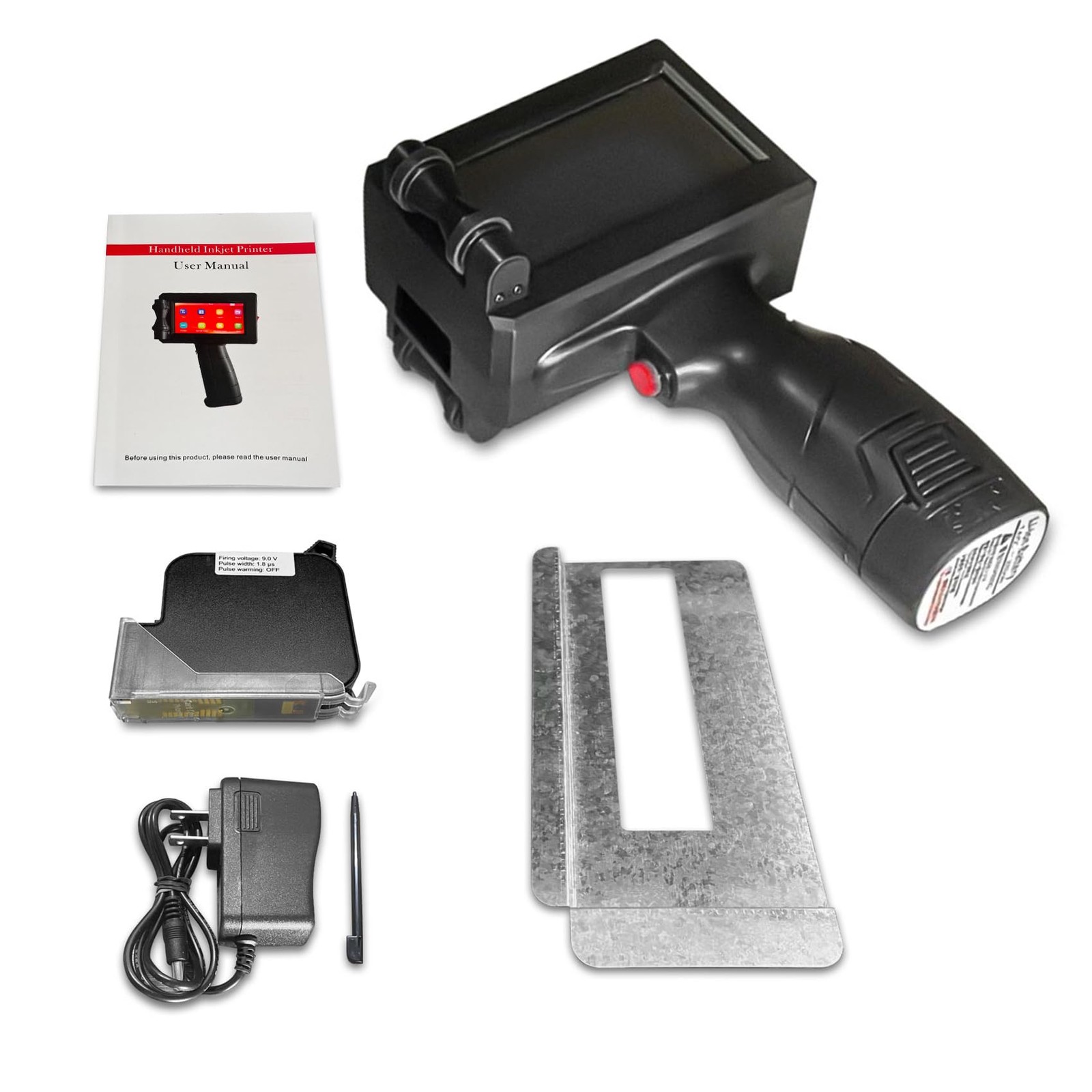 TIKTONER Handheld Inkjet Printer Printing Height 0.5 INCH, matte black