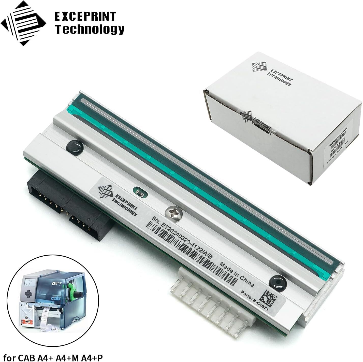 New Printhead for CAB A4 A4+ XD4T Thermal Label Printer 300dpi 5954072