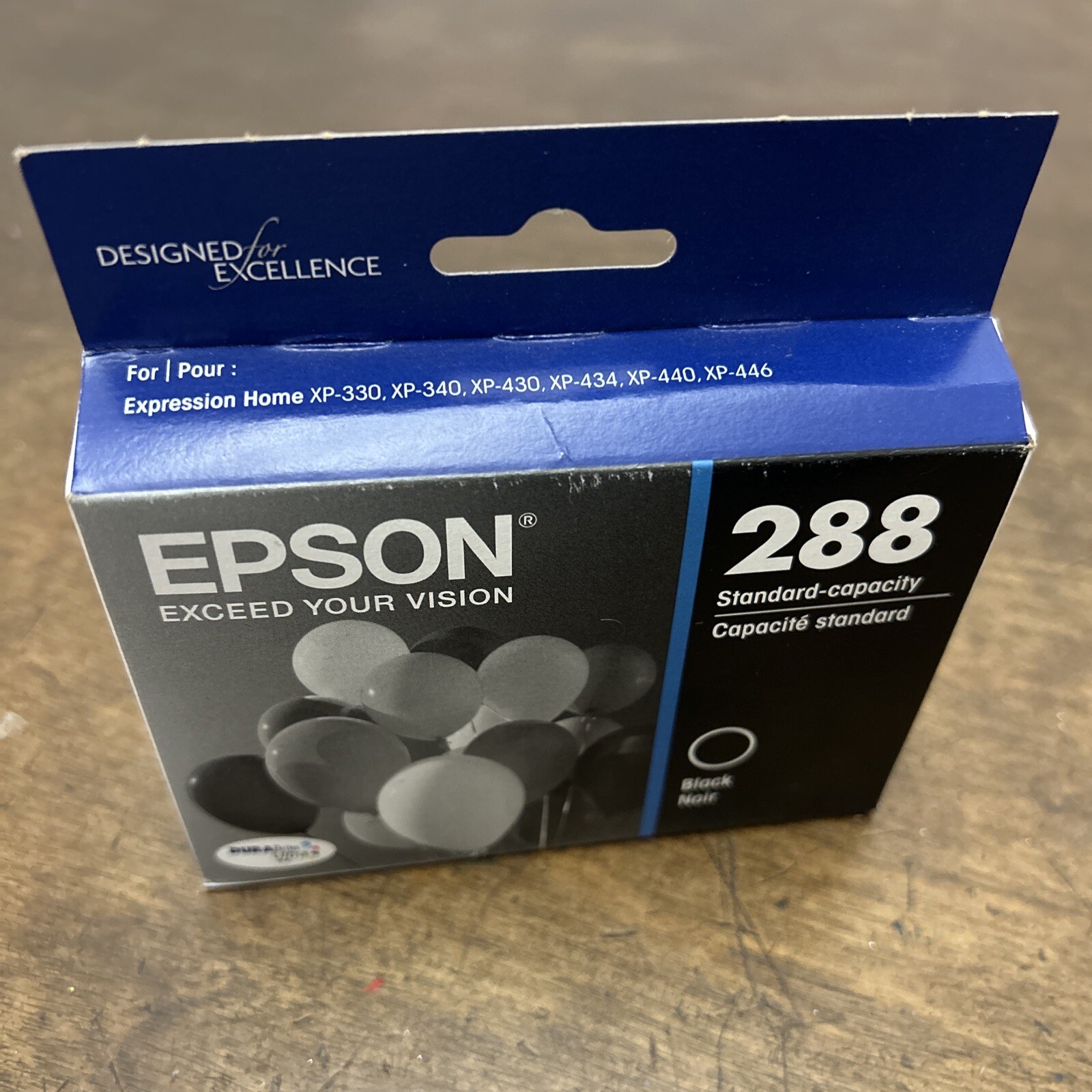 Genuine Epson T288 Black Standard Yield Ink Cartridge T288120- 02/2026 New