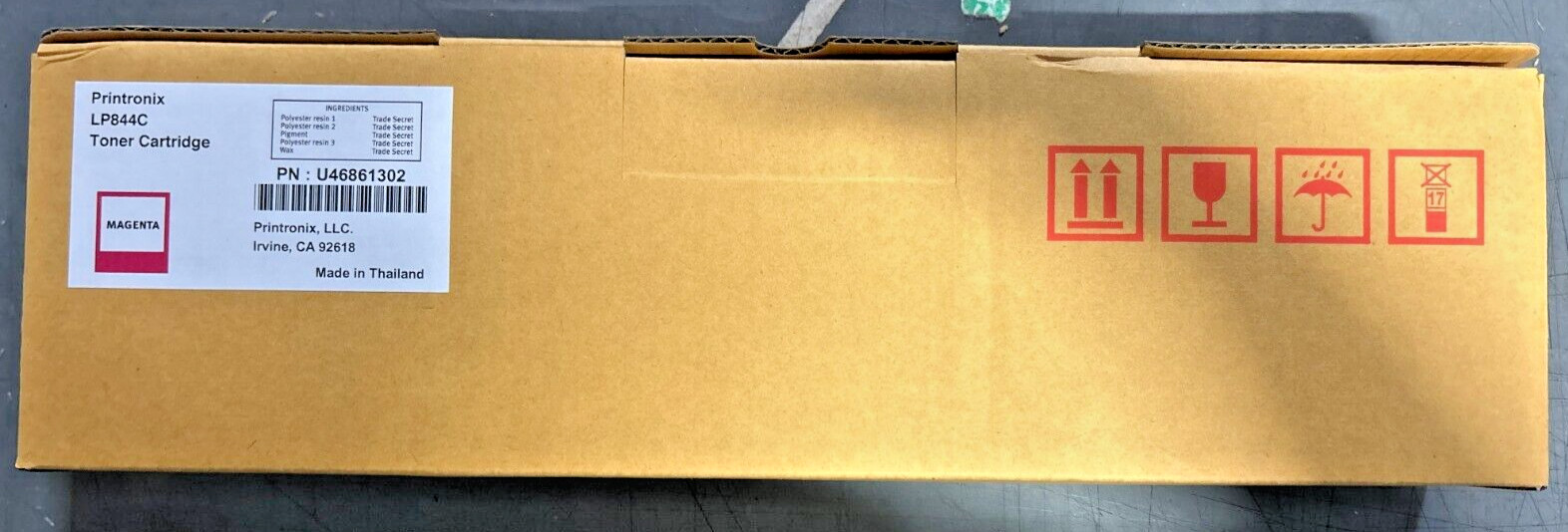 Genuine Printronix U46861302 Magenta Toner for LP844C Color Laser Printer