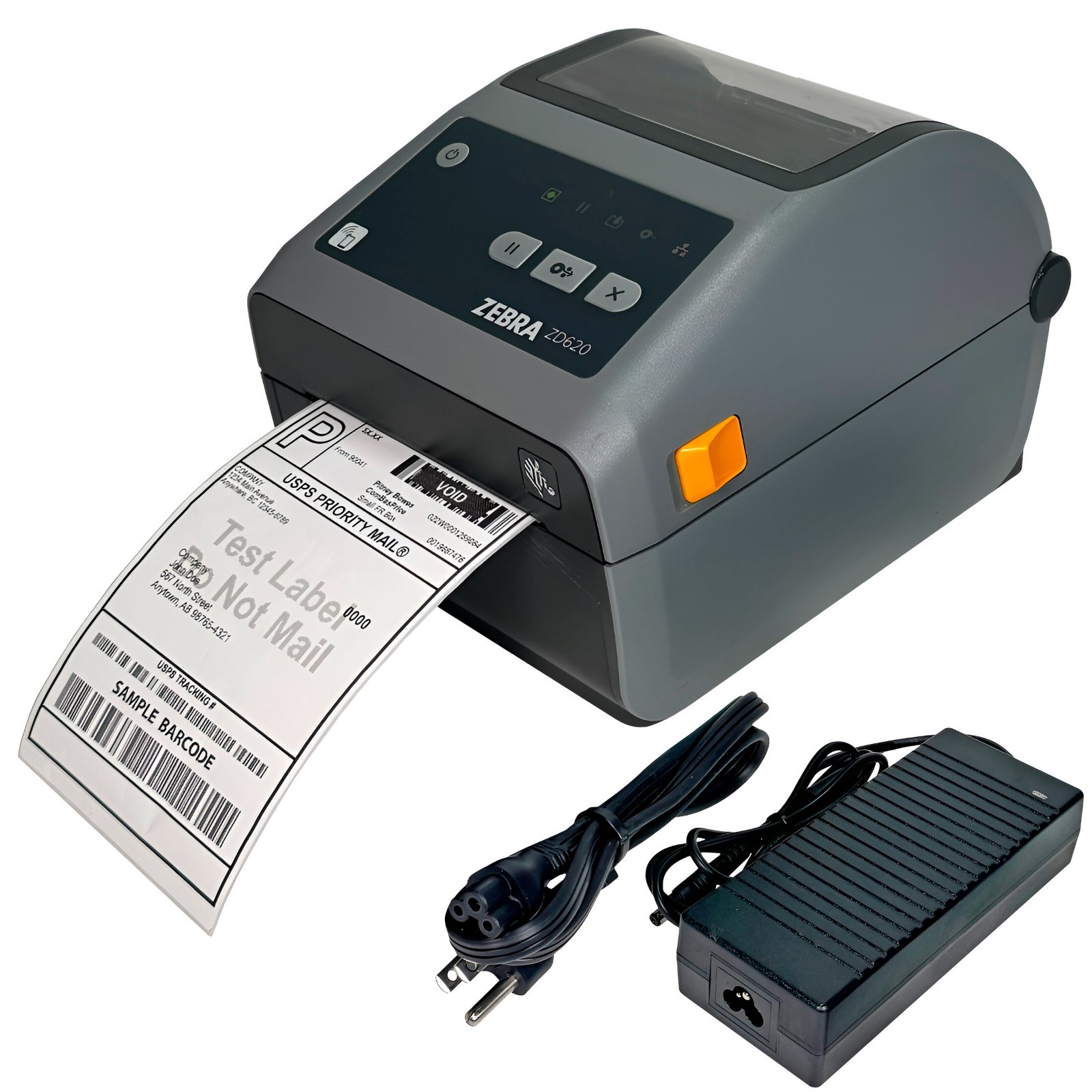 TESTED Zebra ZD620 Direct Thermal Barcode Label Printer WiFi USB LAN Bluetooth