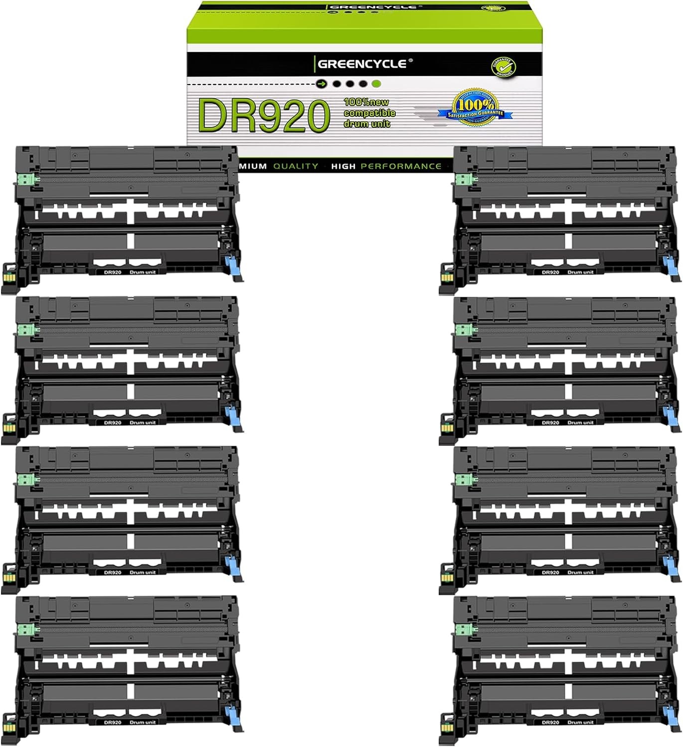 8PK DR920 Black Drum Units for Brother TN920XL HL-L5210DW HL-EX415DW MFC-L5710DW