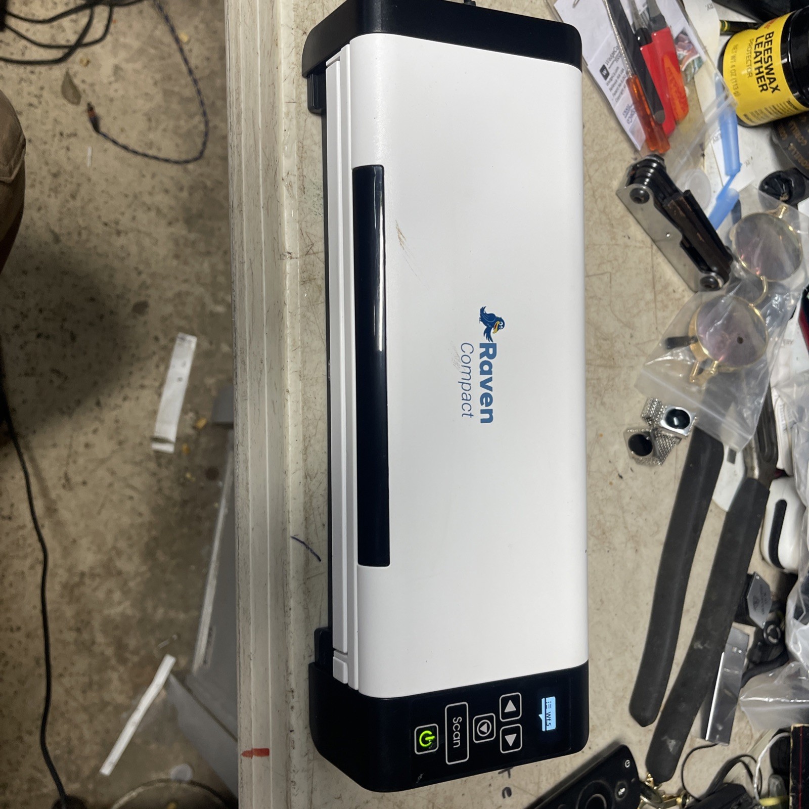 Raven Compact USB Document Scanner 600 DPI for PC Mac – Paper to Digital Color